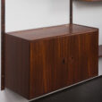 23236 Hansen & Guldborg mid century rosewood 4 bay wall unit, Denmark, 1960s.-16