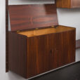 23236 Hansen & Guldborg mid century rosewood 4 bay wall unit, Denmark, 1960s.-20