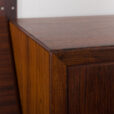 23236 Hansen & Guldborg mid century rosewood 4 bay wall unit, Denmark, 1960s.-26