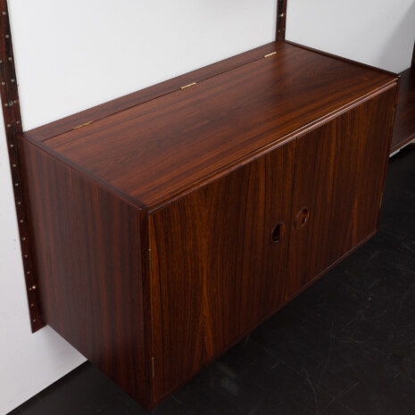 23236 Hansen & Guldborg mid century rosewood 4 bay wall unit, Denmark, 1960s.-30 23236 Hansen & Guldborg mid century rosewood 4 bay wall unit, Denmark, 1960s.-30