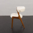 23249 Kai Kristiansen fire chair in sheepskin, Denmark 1960s-4