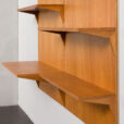 23318 Poul Cadovius oak wall unit with back panels for Cado, 1970s-11