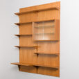 23318 Poul Cadovius oak wall unit with back panels for Cado, 1970s-3