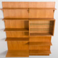 23318 Poul Cadovius oak wall unit with back panels for Cado, 1970s-6