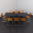23551 Set of 8 Marcel Breuer Cesca chairs, 1970s-2