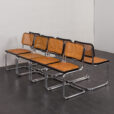 23551 Set of 8 Marcel Breuer Cesca chairs, 1970s(10)