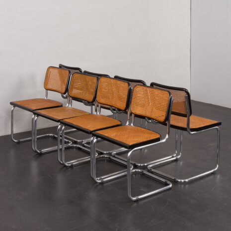 23551 Set of 8 Marcel Breuer Cesca chairs, 1970s(10) 23551 Set of 8 Marcel Breuer Cesca chairs, 1970s(10)