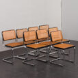 23551 Set of 8 Marcel Breuer Cesca chairs, 1970s(16)