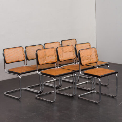 23551 Set of 8 Marcel Breuer Cesca chairs, 1970s(16) 23551 Set of 8 Marcel Breuer Cesca chairs, 1970s(16)