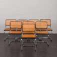 23551 Set of 8 Marcel Breuer Cesca chairs, 1970s(17)