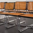 23551 Set of 8 Marcel Breuer Cesca chairs, 1970s(8)