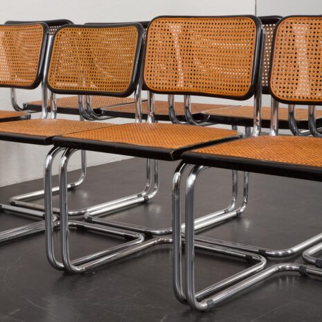23551 Set of 8 Marcel Breuer Cesca chairs, 1970s(8) 23551 Set of 8 Marcel Breuer Cesca chairs, 1970s(8)