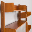 24002 two bay freestanding teak wall unit-22