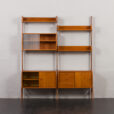 24002 two bay freestanding teak wall unit-6