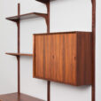 24003 Poul Cadovius twobay rosewood wallunit-19