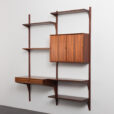 24003 Poul Cadovius twobay rosewood wallunit-3