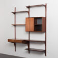 24003 Poul Cadovius twobay rosewood wallunit-5
