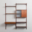24003 Poul Cadovius twobay rosewood wallunit-7