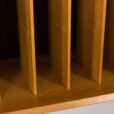 24008 Poul Cadovius one bay oak wall unit with vinyl records cabinet-7