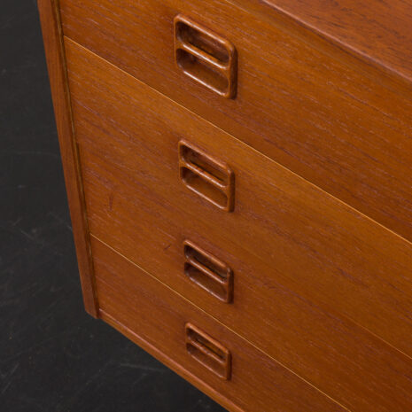 24011 two bay teak wall unit with desk-10 24011 two bay teak wall unit with desk-10