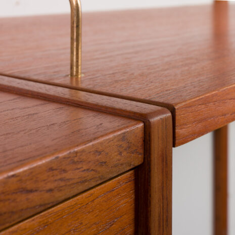 24011 two bay teak wall unit with desk-16 24011 two bay teak wall unit with desk-16