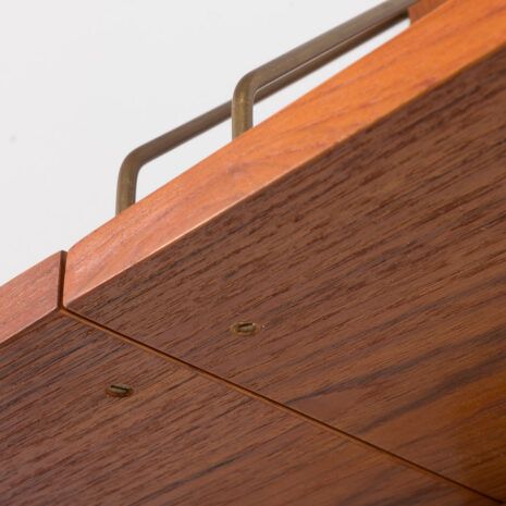 24011 two bay teak wall unit with desk-17 24011 two bay teak wall unit with desk-17