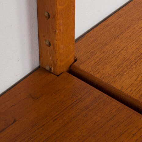 24012 Hansen And Guldborg mid century three bay teak wall unit, Denmark 1960s.-19 24012 Hansen And Guldborg mid century three bay teak wall unit, Denmark 1960s.-19