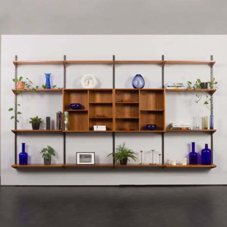 24016 Kai Kristiansen large teak bookcase for FM mobler, 1960s-1 24016 Kai Kristiansen large teak bookcase for FM mobler, 1960s-1