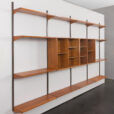 24016 Kai Kristiansen large teak bookcase for FM mobler, 1960s-13