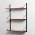 24030 Poul Cadovius one bay walnut wall unit with three shelves-6