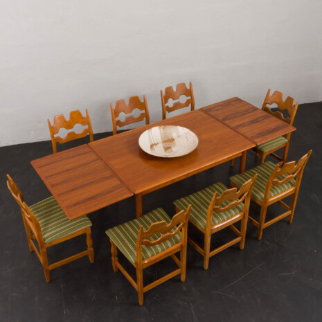 22330 large extension teak dining table by H.SIGH & SON SPOTTRUP-2