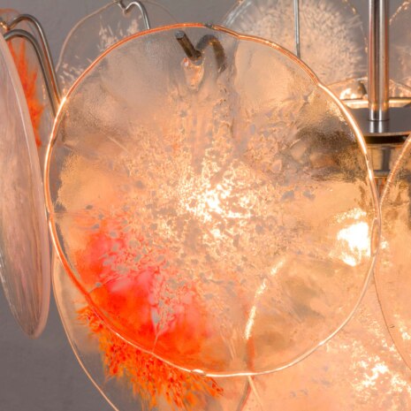 23353 Vistosi Murano glass disks lamp Italy 1970s-17 23353 Vistosi Murano glass disks lamp Italy 1970s-17