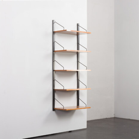 23489 Poul Cadovius one bay walnut wall unit-3 23489 Poul Cadovius one bay walnut wall unit-3