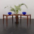 Pair of Severin Hansen rosewood night stands or side tables for Haslev, Denmark 1960s