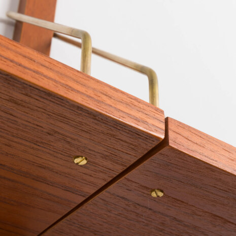 24015 three bay teak wall unit-23 24015 three bay teak wall unit-23