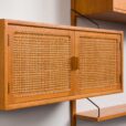 24020 Poul Cadovius for Gustav Bahus three bay teak wall unit-14