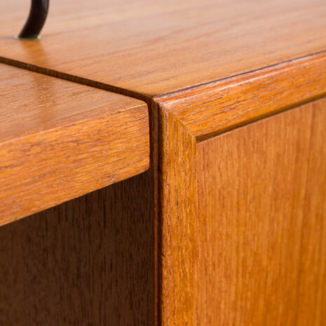 24020 Poul Cadovius for Gustav Bahus three bay teak wall unit-19 24020 Poul Cadovius for Gustav Bahus three bay teak wall unit-19