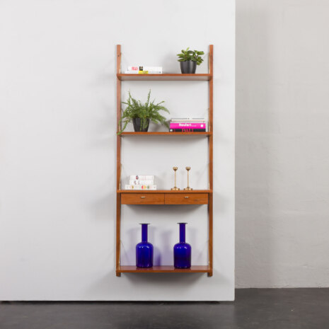 24047 one bay teak wal unit-1 24047 one bay teak wal unit-1