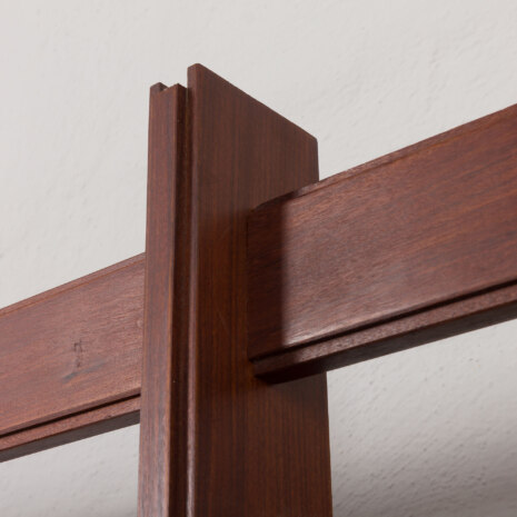 24065 Italian freestanding two bay teak-mahogany wall unit -21 24065 Italian freestanding two bay teak-mahogany wall unit -21