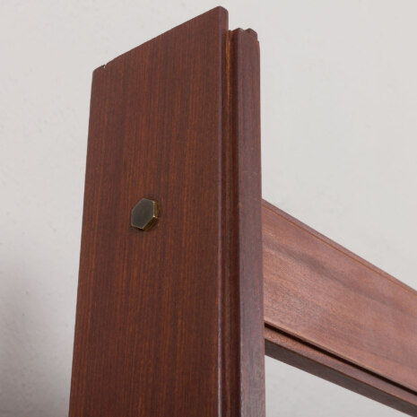 24065 Italian freestanding two bay teak-mahogany wall unit -22 24065 Italian freestanding two bay teak-mahogany wall unit -22