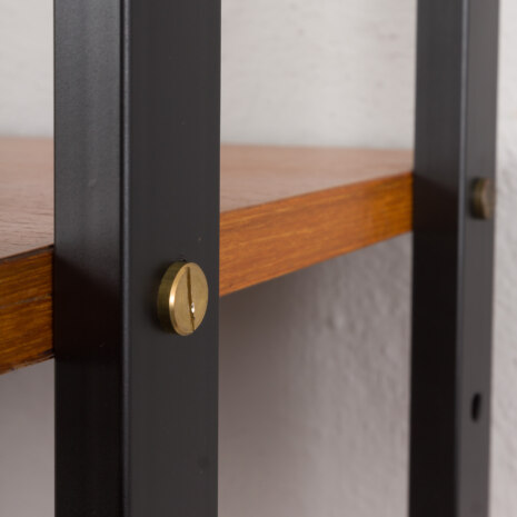 24070 Italian free standing one bay teak wall unit-15 24070 Italian free standing one bay teak wall unit-15