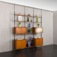 Italian floor to celling mid-century wall unit, 1960s