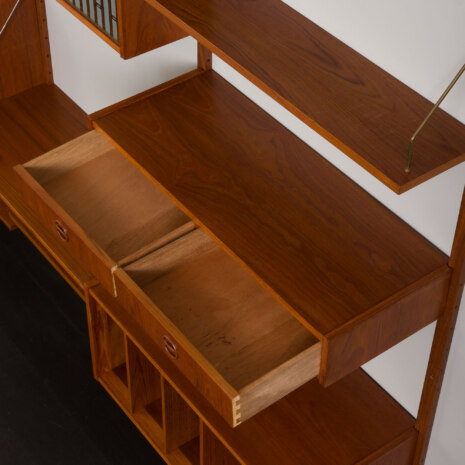 23375 Danish wall unit with vinyl records or magazines compartment, 1960s-15 23375 Danish wall unit with vinyl records or magazines compartment, 1960s-15