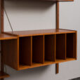 23375 Danish wall unit with vinyl records or magazines compartment, 1960s-17