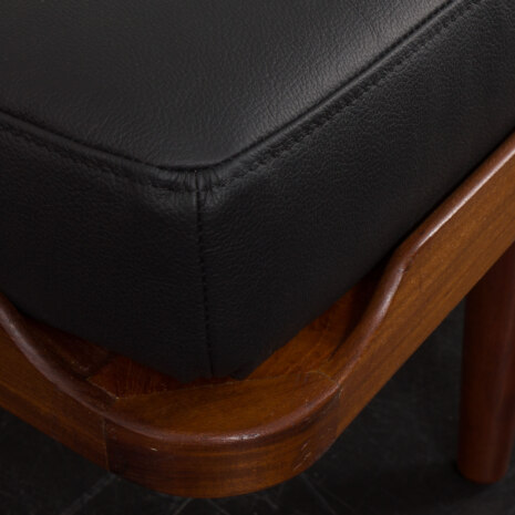 24064.1 Danish mid century teak daybed in black leather, 1960s-11 24064.1 Danish mid century teak daybed in black leather, 1960s-11
