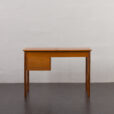 24069 Danish mid century teak desk with hidden vanity, 1960s-8