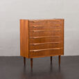 24075 teak chest of 6 drawers-3