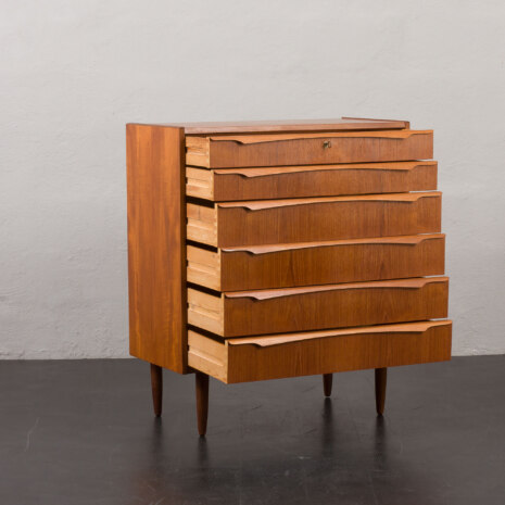 24075 teak chest of 6 drawers-4 24075 teak chest of 6 drawers-4