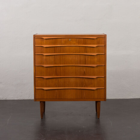 24075 teak chest of 6 drawers-5 24075 teak chest of 6 drawers-5