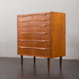 24075 teak chest of 6 drawers-8